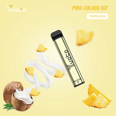 Do yuotovape descartável quadrado do vape do yuoto da forma do eliquid do xxl 2500puffs 1200mah 7ml de Yuoto vagem original do vape da fábrica na porcelana