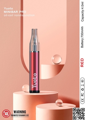 Líquido descartável feito sob encomenda do reenchimento e de Vapes 4ml do minibar de Yuoto