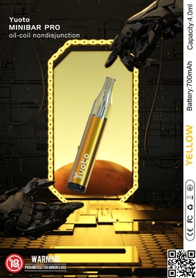 Mini Bar Vape nondisjunction, pena descartável de Cbd Vape da bobina da malha