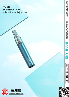 Mini Bar Vape nondisjunction, pena descartável de Cbd Vape da bobina da malha