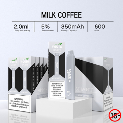 Vape dos sopros de Yuoto Smart 600 de Shenzhen China Vape Manufatrare Yuoto Logo On Product Pod System
