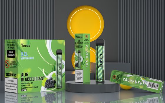Yuoto Vapor descartável XXL 2500 Puffs Dispositivo Sabores de hortelã