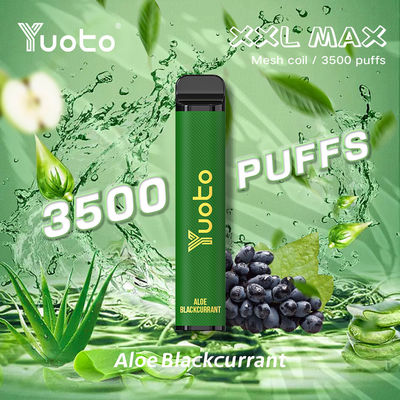 Yuoto Vape descartável XXL MAX 3500 Puffs Dispositivo 45 Sabores
