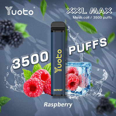 XXL Yuoto Vapor descartável MAX 3500 Puffs Dispositivo Sabores 9 ml