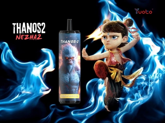 Yuoto Thanos2 10000 puffs de descarte de rede de vapor de bobina de nível de bateria