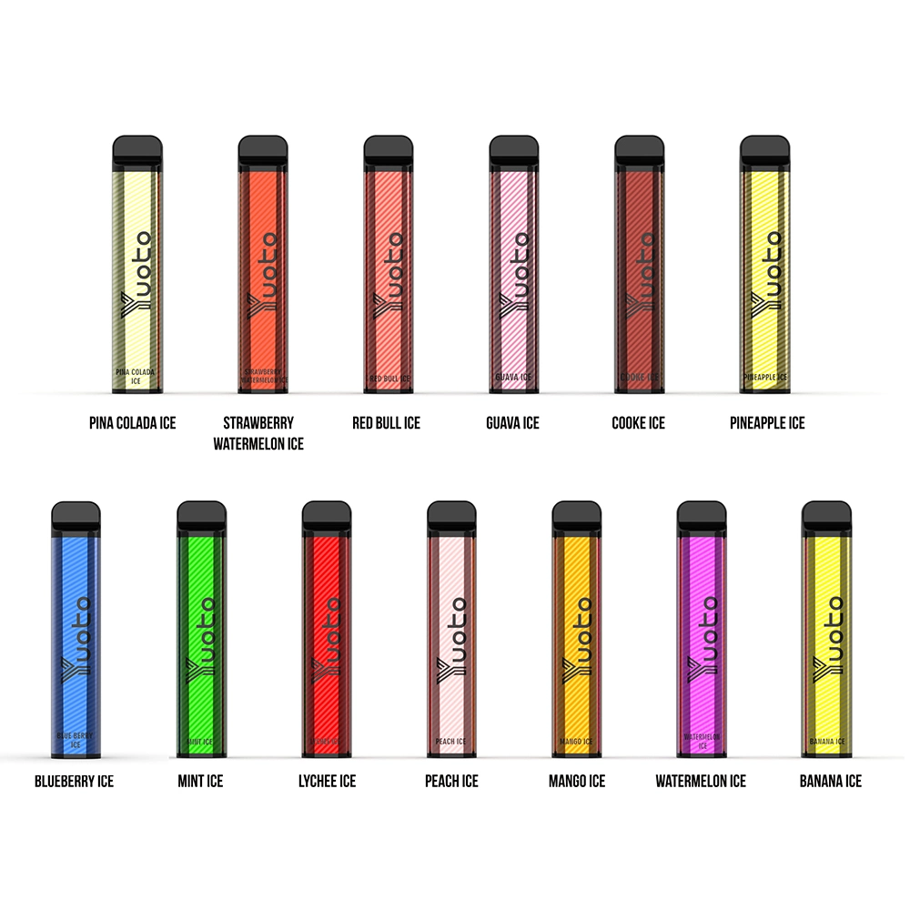 Sopro descartável por atacado de Yuoto XXL 2500puffs Vape Pen Atomizer Vapeshisha Electronic Hookah mais a vagem descartável
