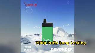 Dispositivo recarregável Yuoto Beyonder 7000 Puffs